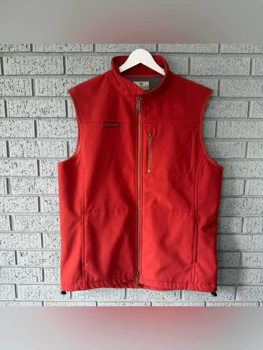 King Ranch Men’s Vest Size L Workwear Gorpcore Utility Outdoors Hiking Fishing